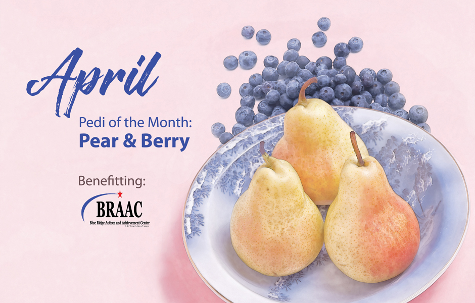 April Pedi of the Month: Pear & Berry